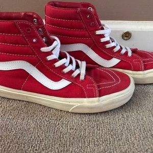 Vans Red Sk8 Hi 🔥